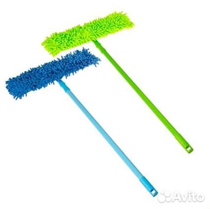 Швабра с насадкой из микрофибры букли