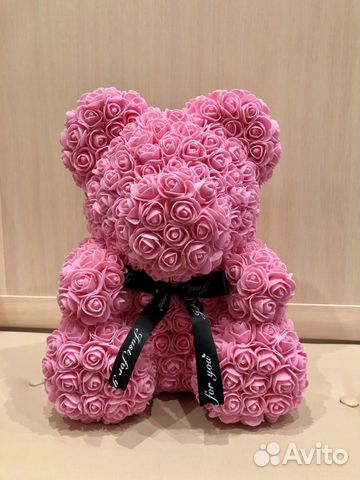 Мишка из роз