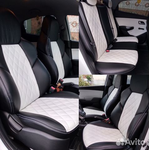 Авточехлы, чехлы для Авто Kia Rio с боковой поддер