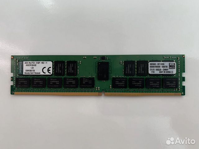 Оперативная память 32Gb DDR4 ECC REG 2133MHz Оперативная память 32Gb DDR4 ECC REG 2133MHz