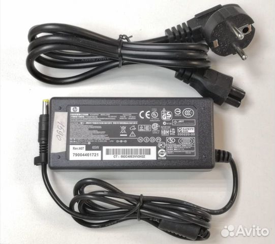 Блок питания для ноутбука HP 18.5V 3.5A 4.8x1.7mm Блок питания для ноутбука HP 18.5V 3.5A 4.8x1.7mm