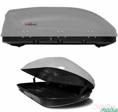 Автобокс на крышу Turino Compact 360L (серый)