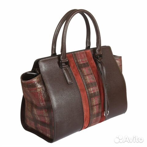 Кожаная сумка Gianni Conti 2433434 dark brown