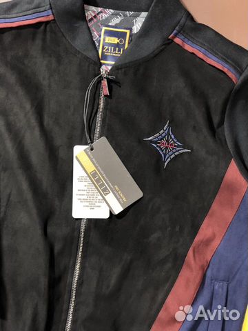 Zilli замшевый спортивный костюм чёрный