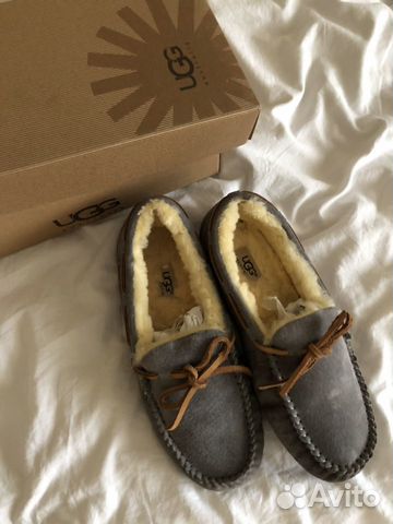 Мокасины Ugg серые Мокасины Ugg серые