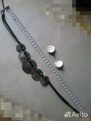 Бижутерия: колье метал