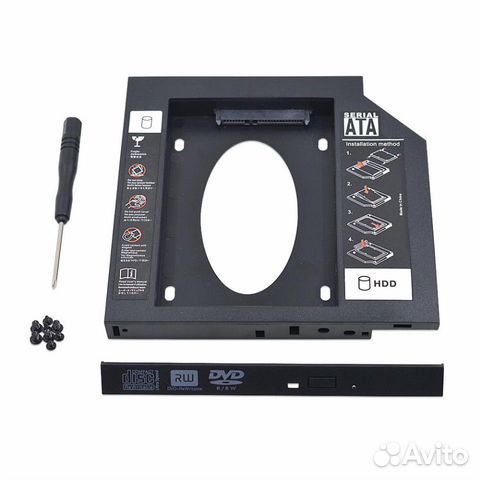Переходник для HDD/SSD DVD