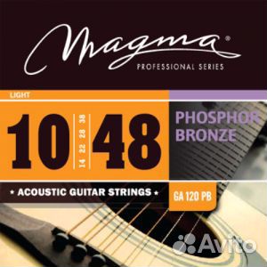 84872303366  Magma GA120PB струны для акустической гитары.010 