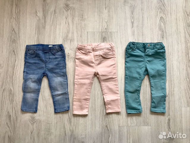 Джинсы H&M для девочки 80 новые
