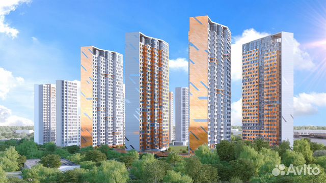 2-к квартира, 56.7 м², 7/22 эт.