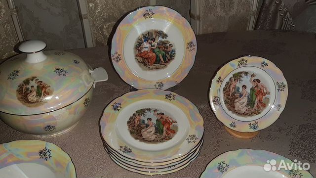 Сервиз столовый Мадонна гдр (35 предметов) Сервиз столовый Мадонна гдр (35 предметов)