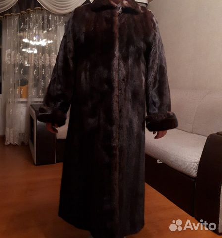 Норковая шуба в идеальном состоянии