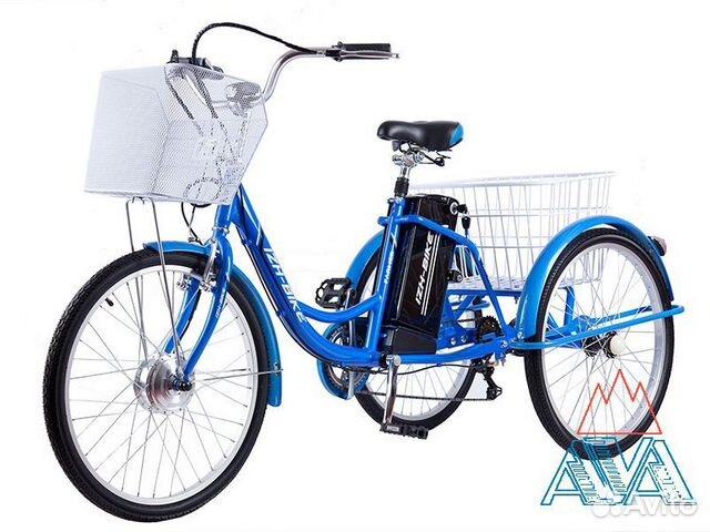 Электровелосипед трехколесный 250W IB-3WE 6 ск