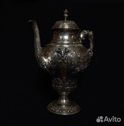 Сервиз антикварный чайно-кофейный (серебро) Италия Сервиз антикварный чайно-кофейный (серебро) Италия