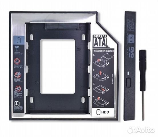 Адаптер optibay для ноута под 2ой HDD вместо dvd