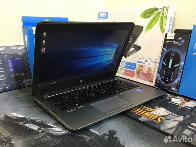 Мощный ультрабук HP i7-5600/8RAM/240SSD/full HD