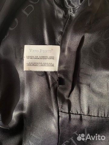 Норковая шуба Black Glama