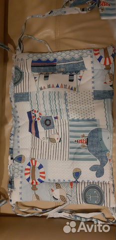 Бортики в кроватку детскую + балдахин