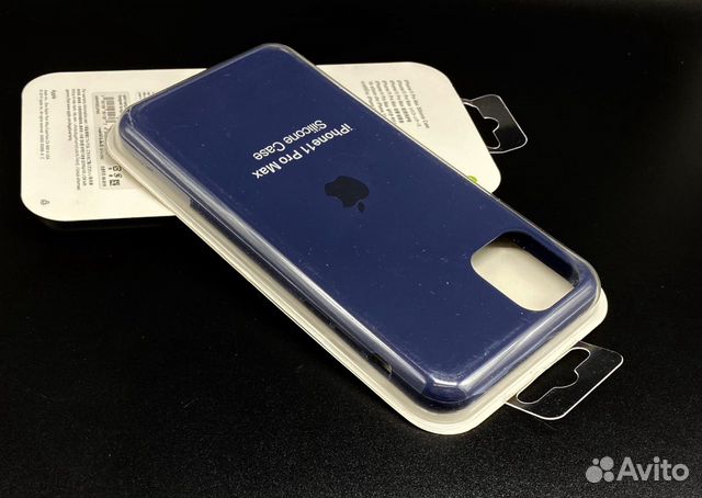 Оригинал iPhone 11 Pro Max Чехол Midnight Blue Оригинал iPhone 11 Pro Max Чехол Midnight Blue