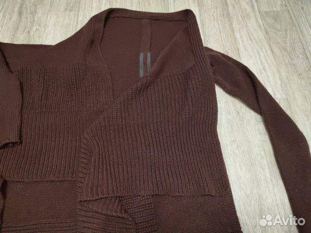 Rick Owens оригинал кардиган шерсть замотка Rick Owens оригинал кардиган шерсть замотка