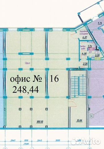 Сдам помещение свободного назначения, 248.4 м²
