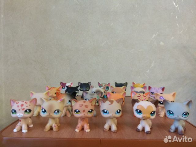 Стоячки LPS 23 шт. Кошки лпс