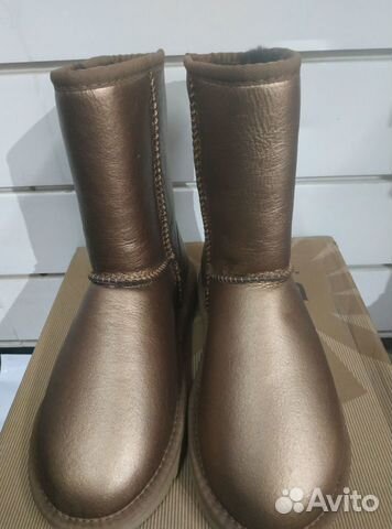 UGG угги, metallic gold