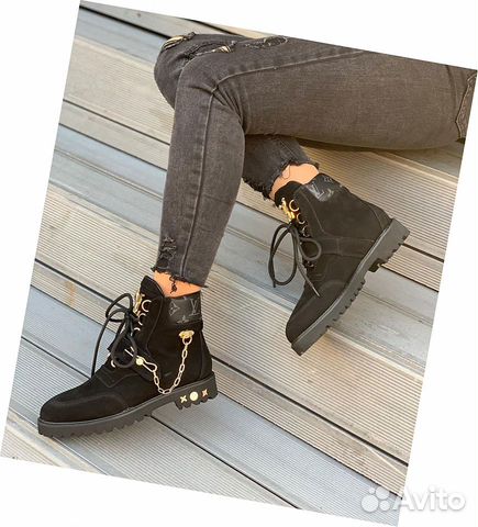 Кожаные ботинки Louis Vuitton
