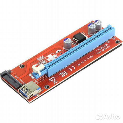 Райзер PCI-Ex1 M ) PCI-Ex16 F PCE164P-N03 Ver007S Райзер PCI-Ex1 M ) PCI-Ex16 F PCE164P-N03 Ver007S