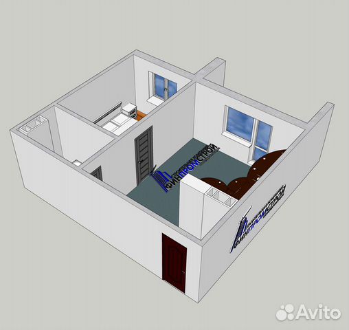 2-к квартира, 40.8 м², 5/10 эт.