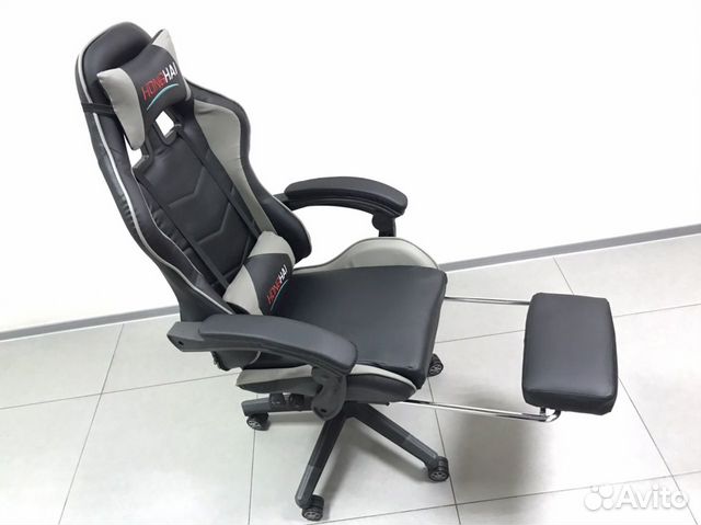 Игровое компьютерное кресло черно-кофейное
