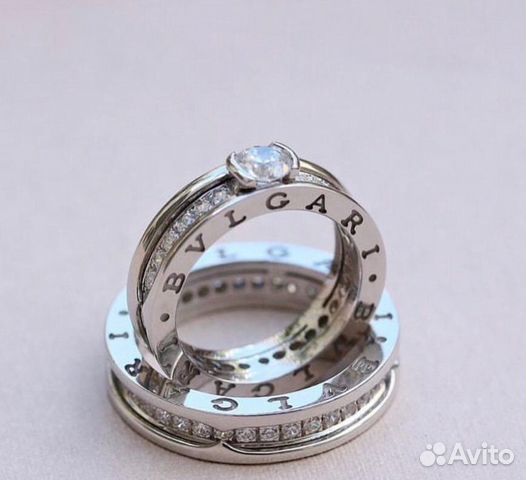 Обручальные кольца Bvlgari 1.9 ct
