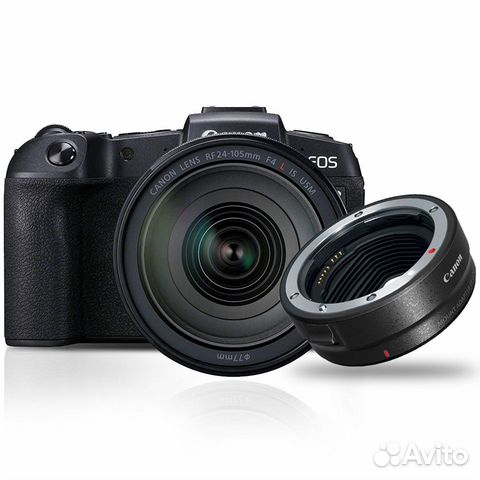 Canon EOS RP kit RF 24-105 F4-7.1 IS STM +адаптор
