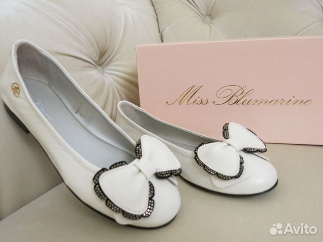 Miss Blumarine туфли кожа 32 рр Италия