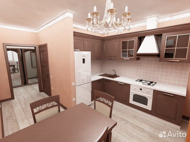 2-к квартира, 62.6 м², 1/17 эт.