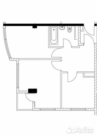 Своб. планировка, 49.7 м², 11/13 эт. Своб. планировка, 49.7 м², 11/13 эт.