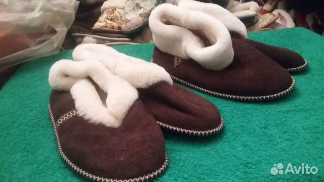 Тапочки - натуральный мех - овчина (выделка мутон) Тапочки - натуральный мех - овчина (выделка мутон)