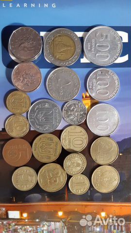 Иностранные монеты, обмен на юбилейные РФ