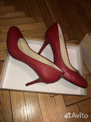 Michael Kors Новые красные кожаные туфли 9,5M 40