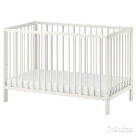 Детская кровать с матрасом IKEA Гулливер 120x60