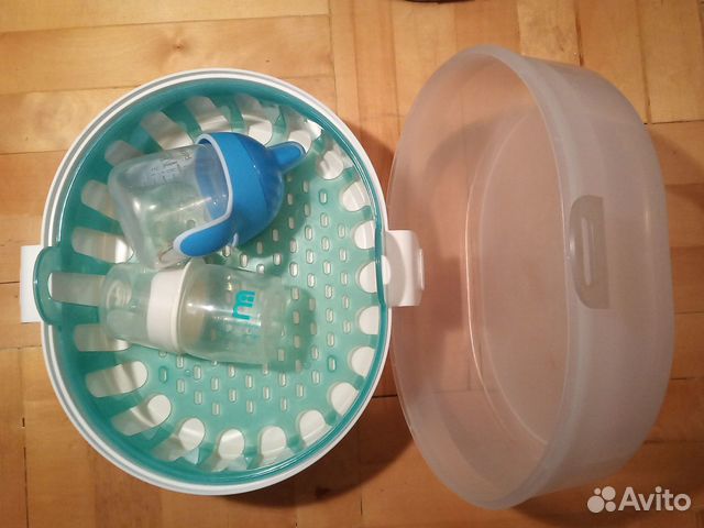 Стерилизатор детских бутылочек в свч Mothercare Стерилизатор детских бутылочек в свч Mothercare
