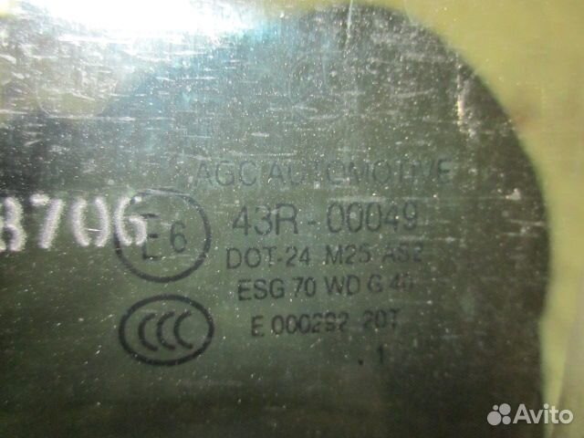 Стекло заднее левое для Мерседес Бенц W204