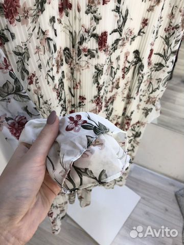 Женское лёгкое платье в цветок миди 2 расцветки