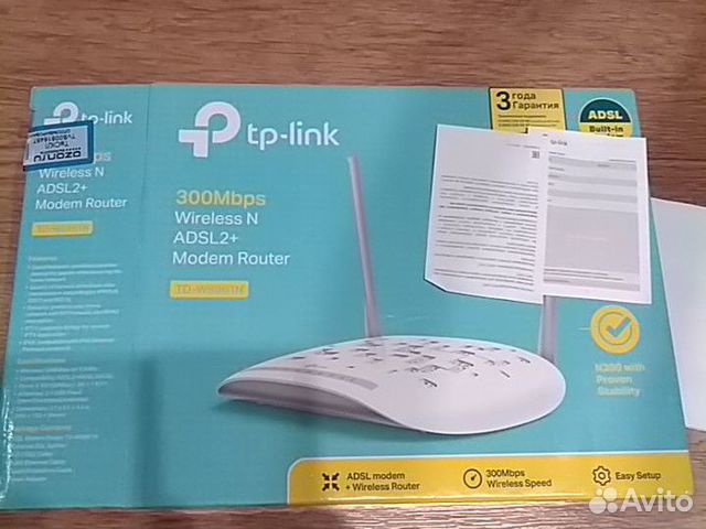 TP-Link TD-W8961N 300Mbps Wireless N adsl2+ модем
