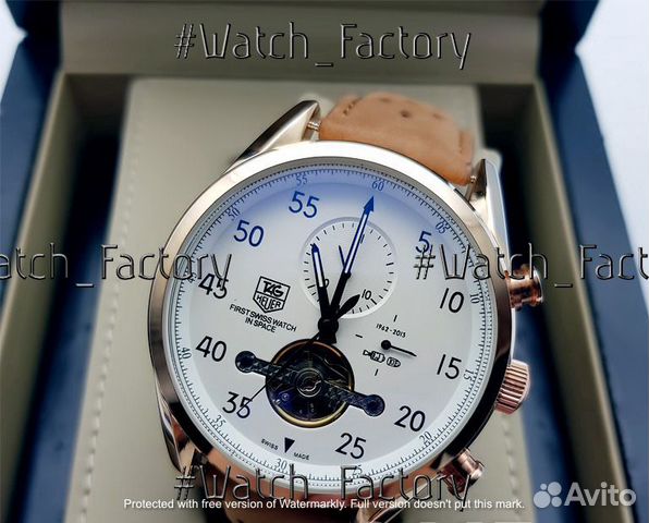 Часы Мужские Tag Hauer SpaceX механика 45mm