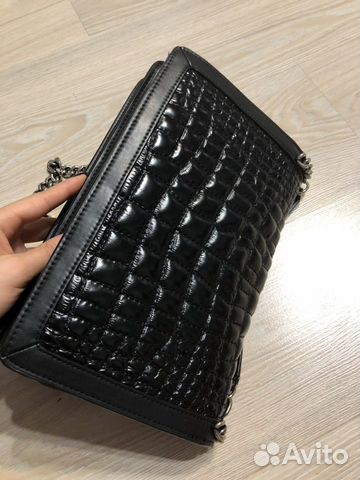 Сумка кожаная Zara с цепью