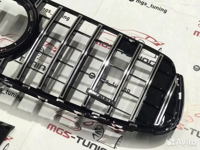 Решетка Mercedes GLC-Coupe C253 AMG Chrome 2019+ Решетка Mercedes GLC-Coupe C253 AMG Chrome 2019+