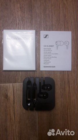 Беспроводные Bluetooth Sennheiser CX 6.00BT Black