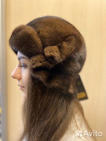 Шапка норка, натуральный мех Шапка норка, натуральный мех