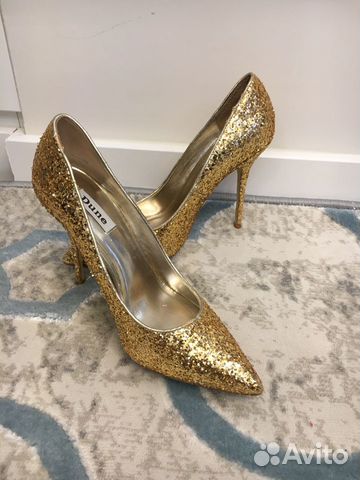 Туфли женские золотые Dune 40